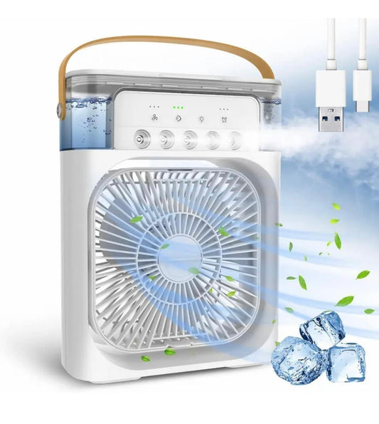 Portable Air Cooler with Water Tank and Fan